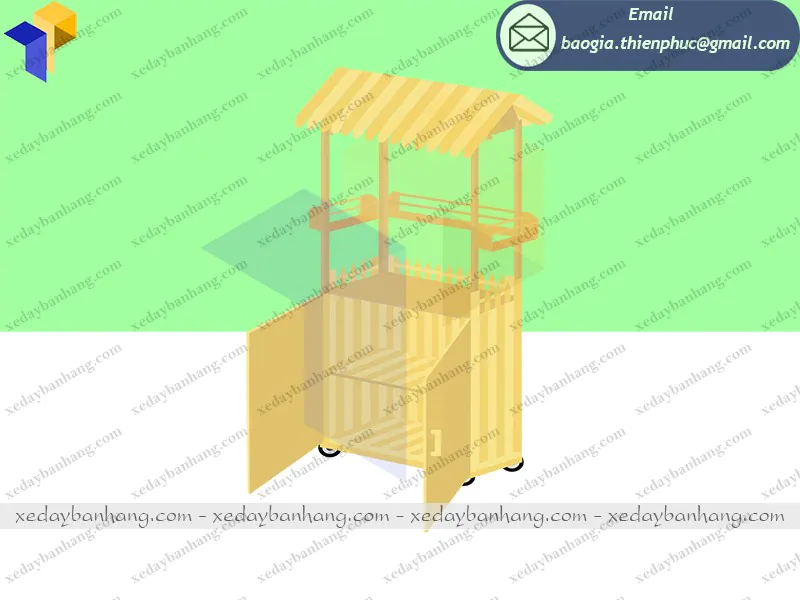 quầy tủ bán cafe giá rẻ