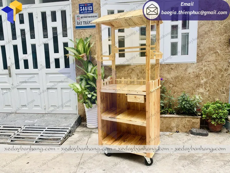 xe đẩy bán cafe giá rẻ