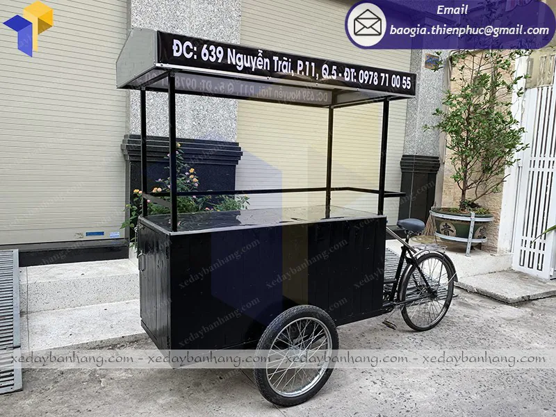 xe đạp bán hàng lưu động