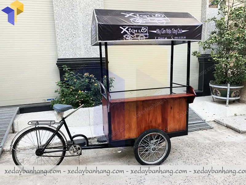 xe đạp bán hàng rong